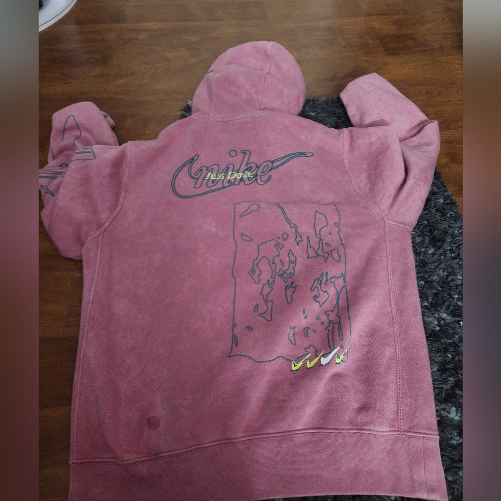 Nike WASHED DRIP CLUB FLEECE HOODIE S5 - Picture 3 of 16